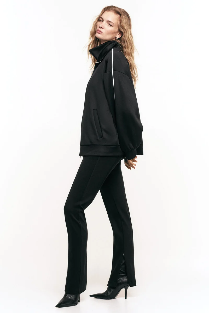 اتش اند ام جاكيت من نسيج سكوبا